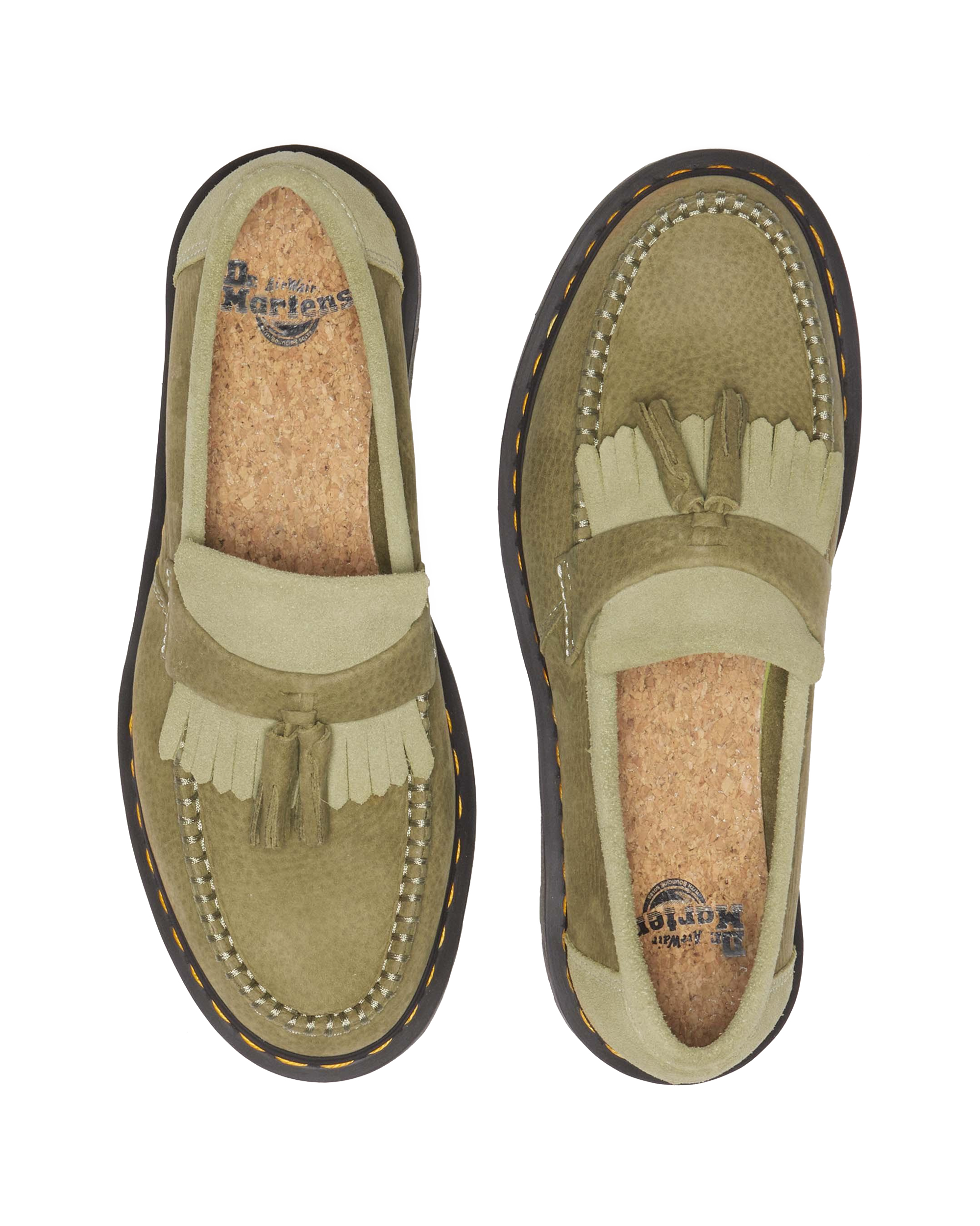 Adrian Tumbled Nubuck Leather Tassel Loafers