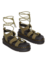 Nartilla Tumbled Nubuck Leather Gladiator Sandals