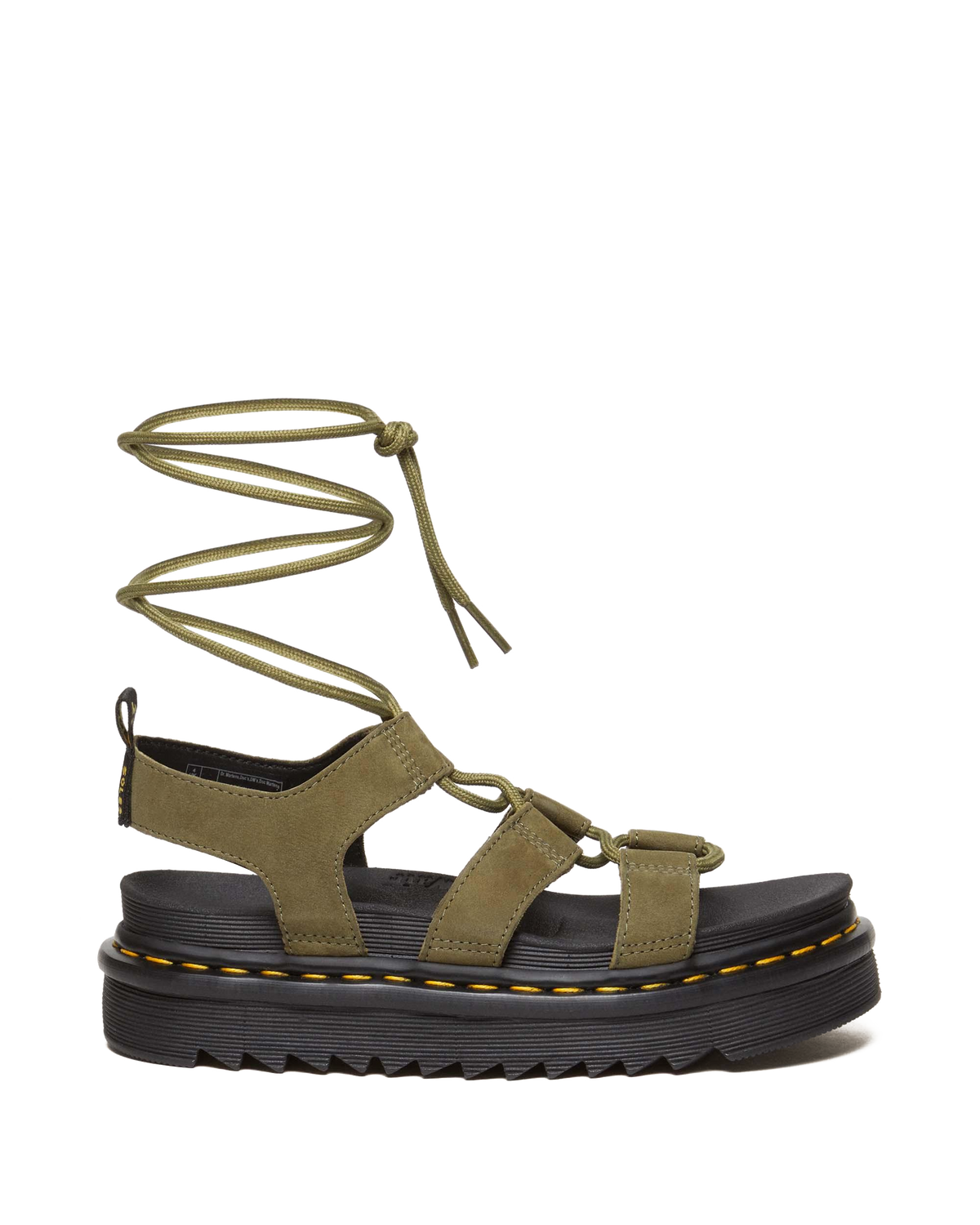 Nartilla Tumbled Nubuck Leather Gladiator Sandals