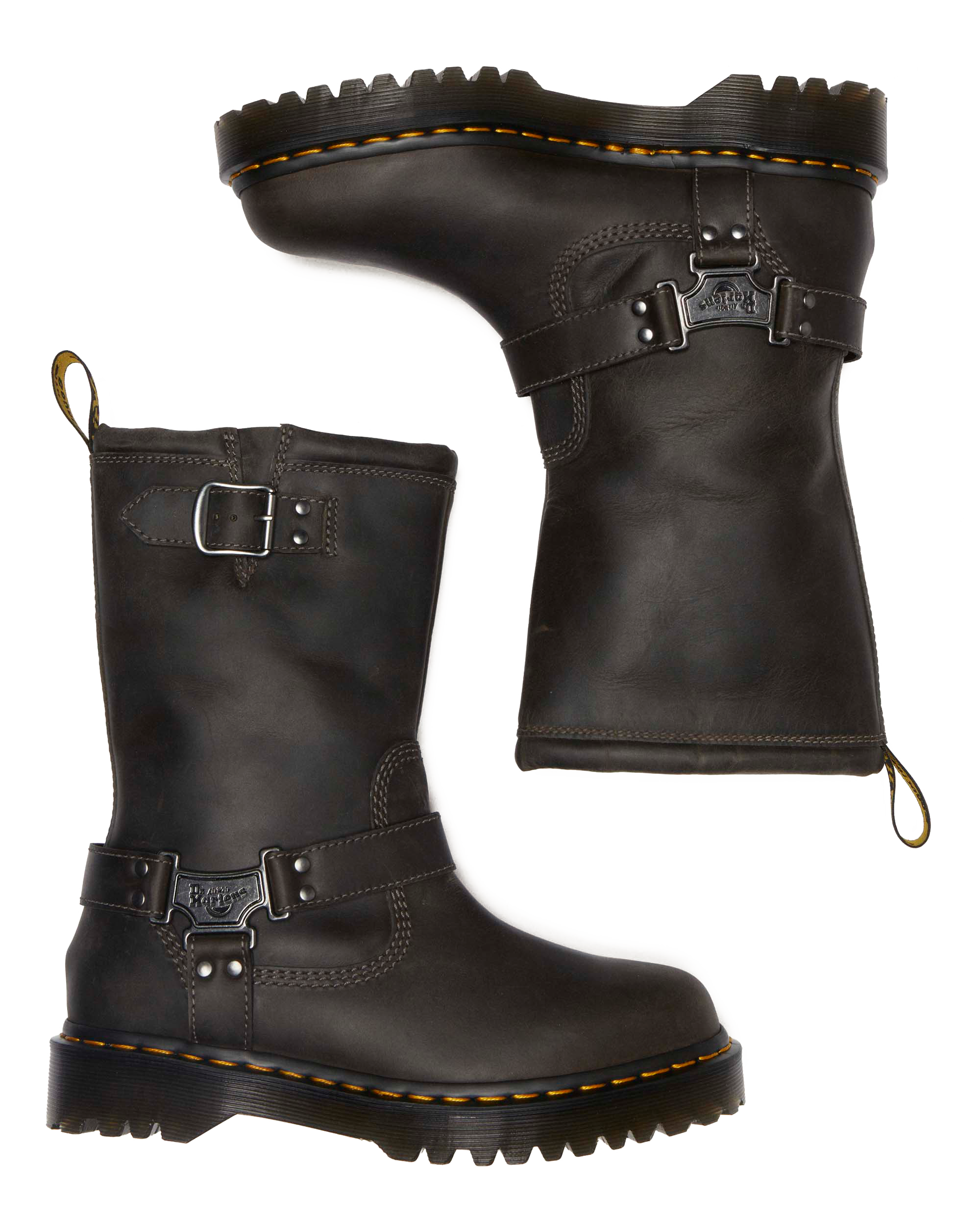 Anistone Hi Leather Biker Boots