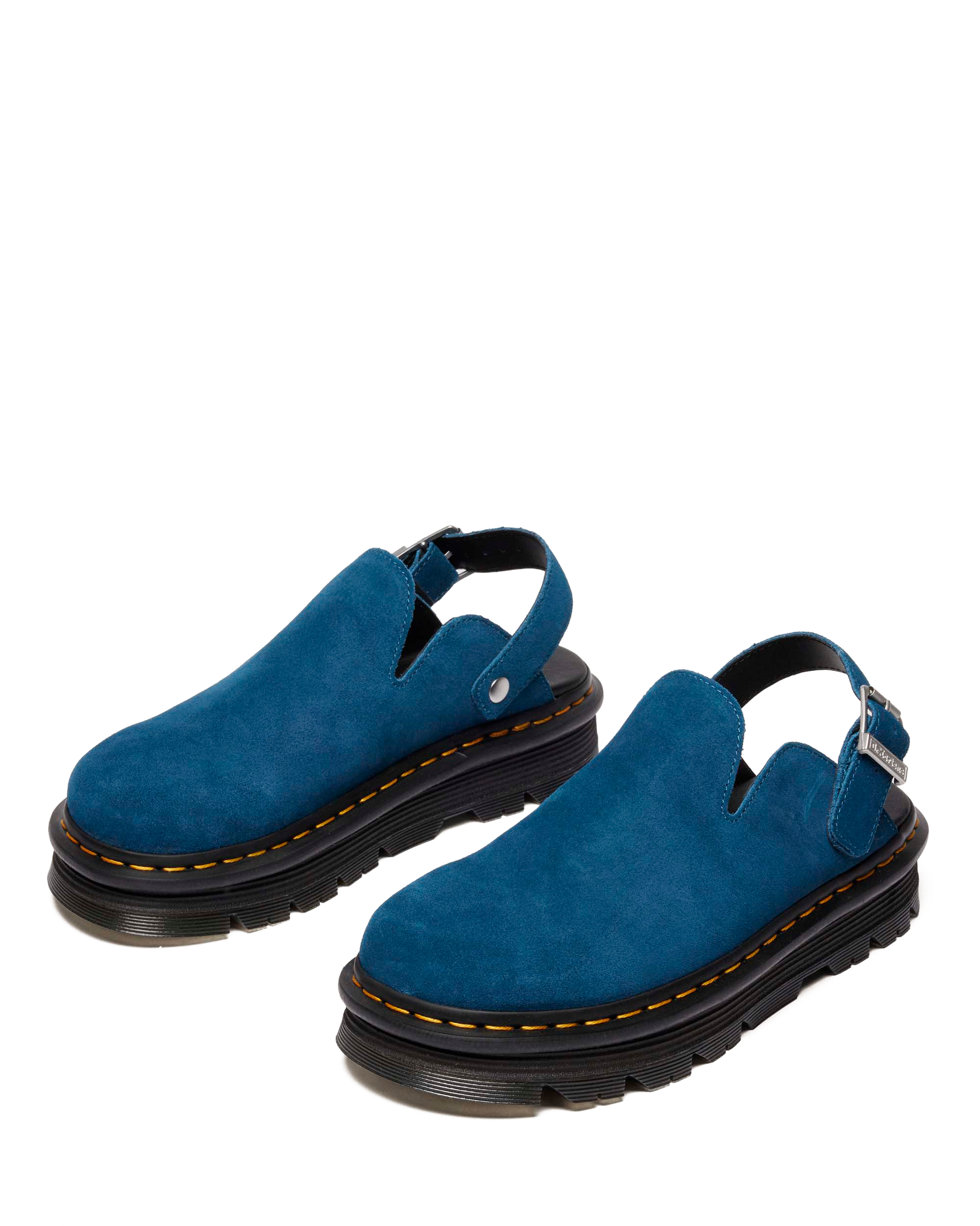 Zebzag Suede Casual Slingback Platform Mules