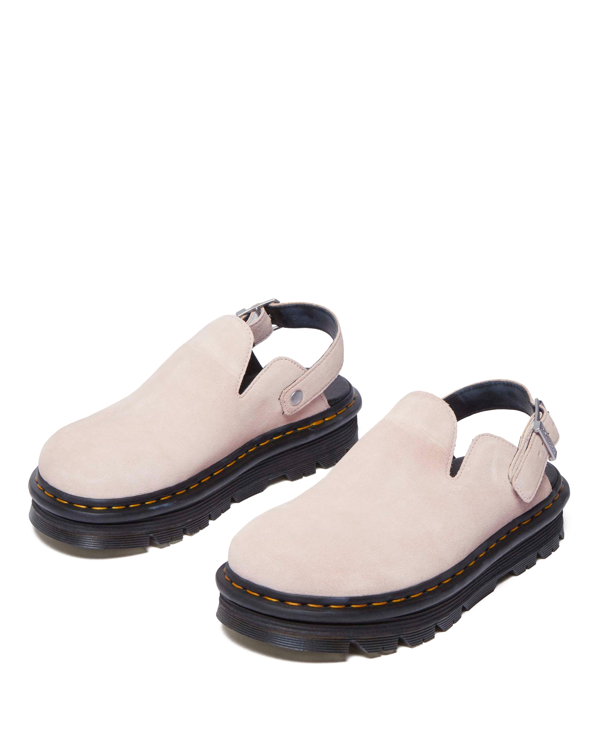 Zebzag Suede Casual Slingback Platform Mules