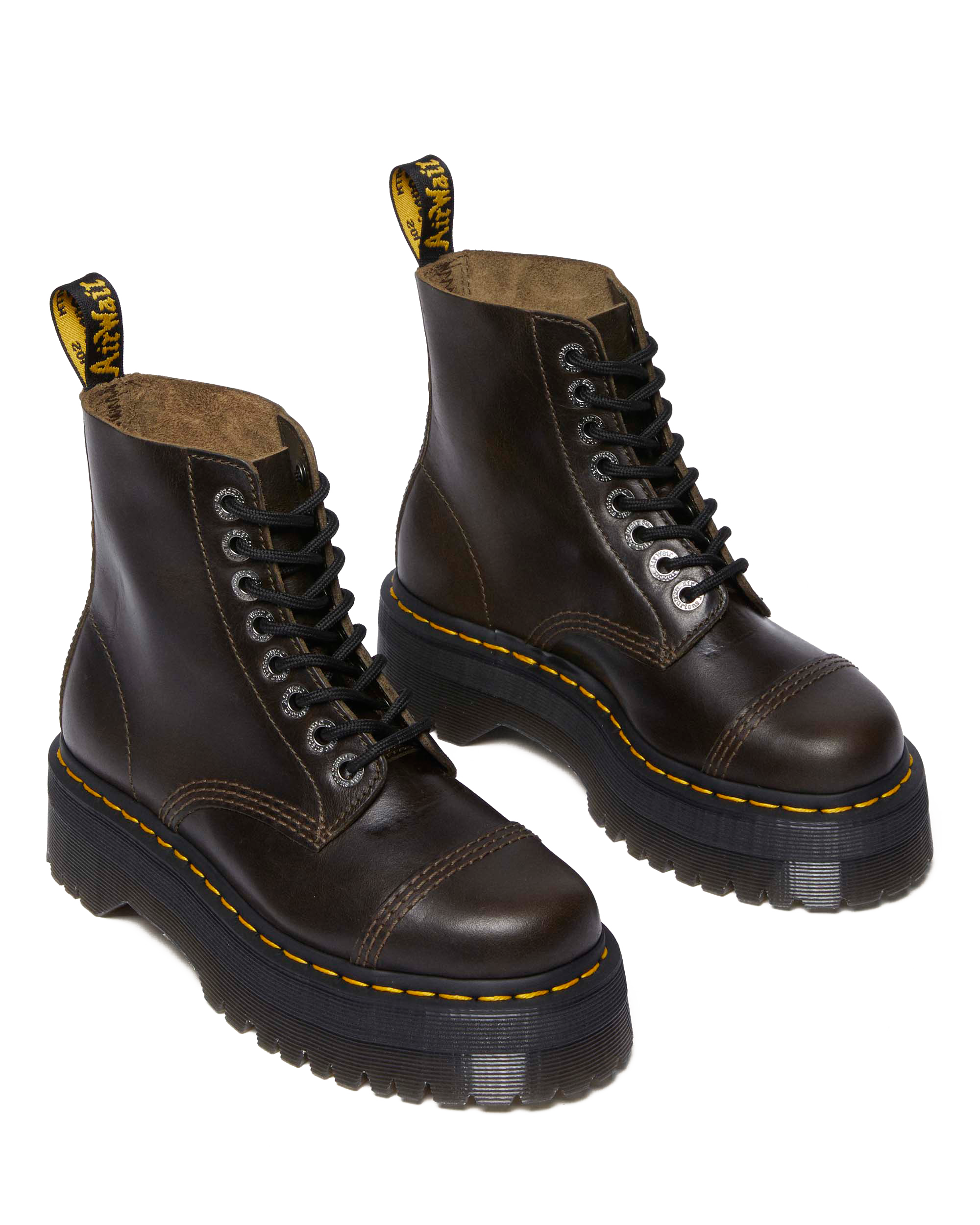 Sinclair Orleans Leather Platform Boots