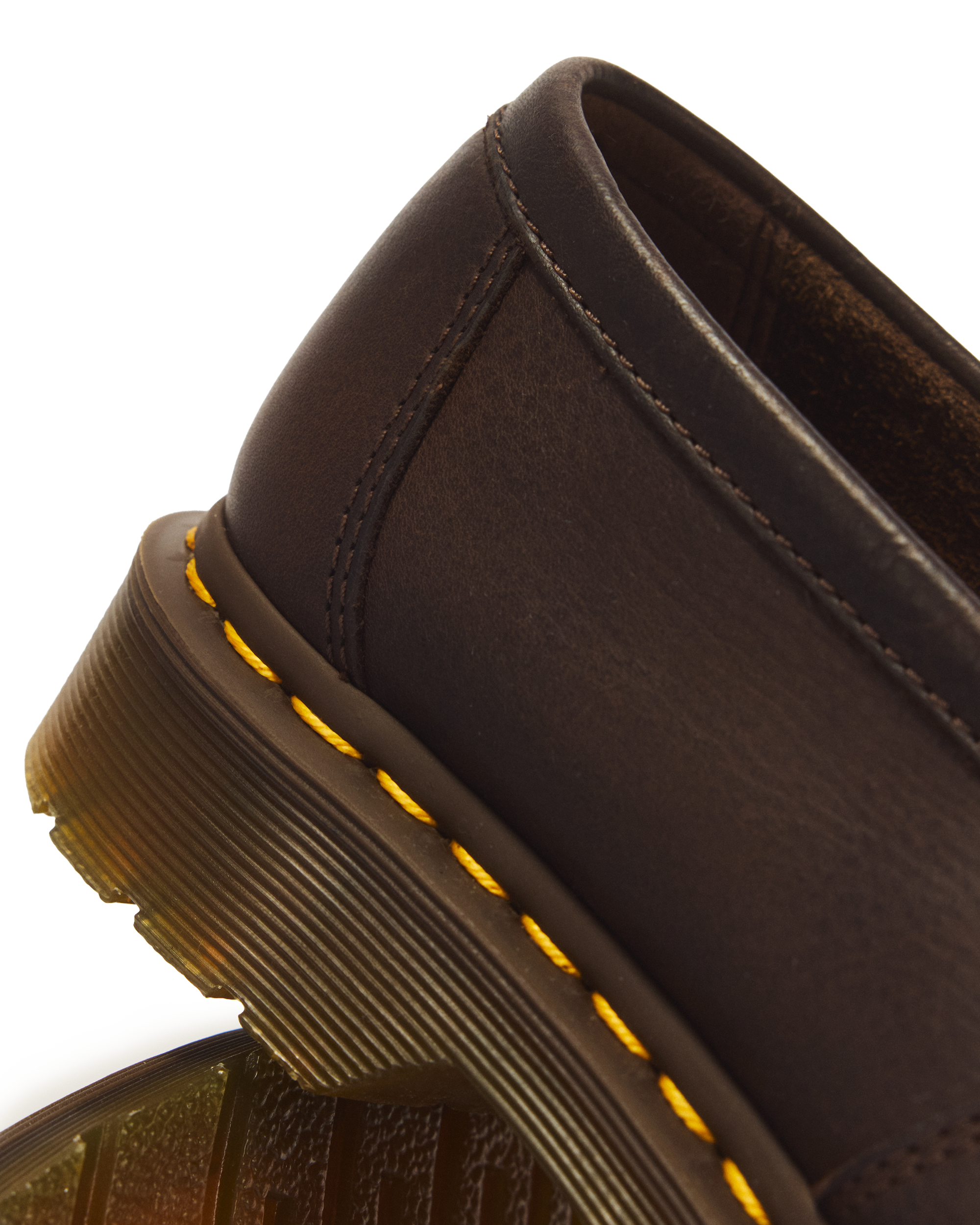 Adrian Yellow Stitch Ambassador Leather Loafers