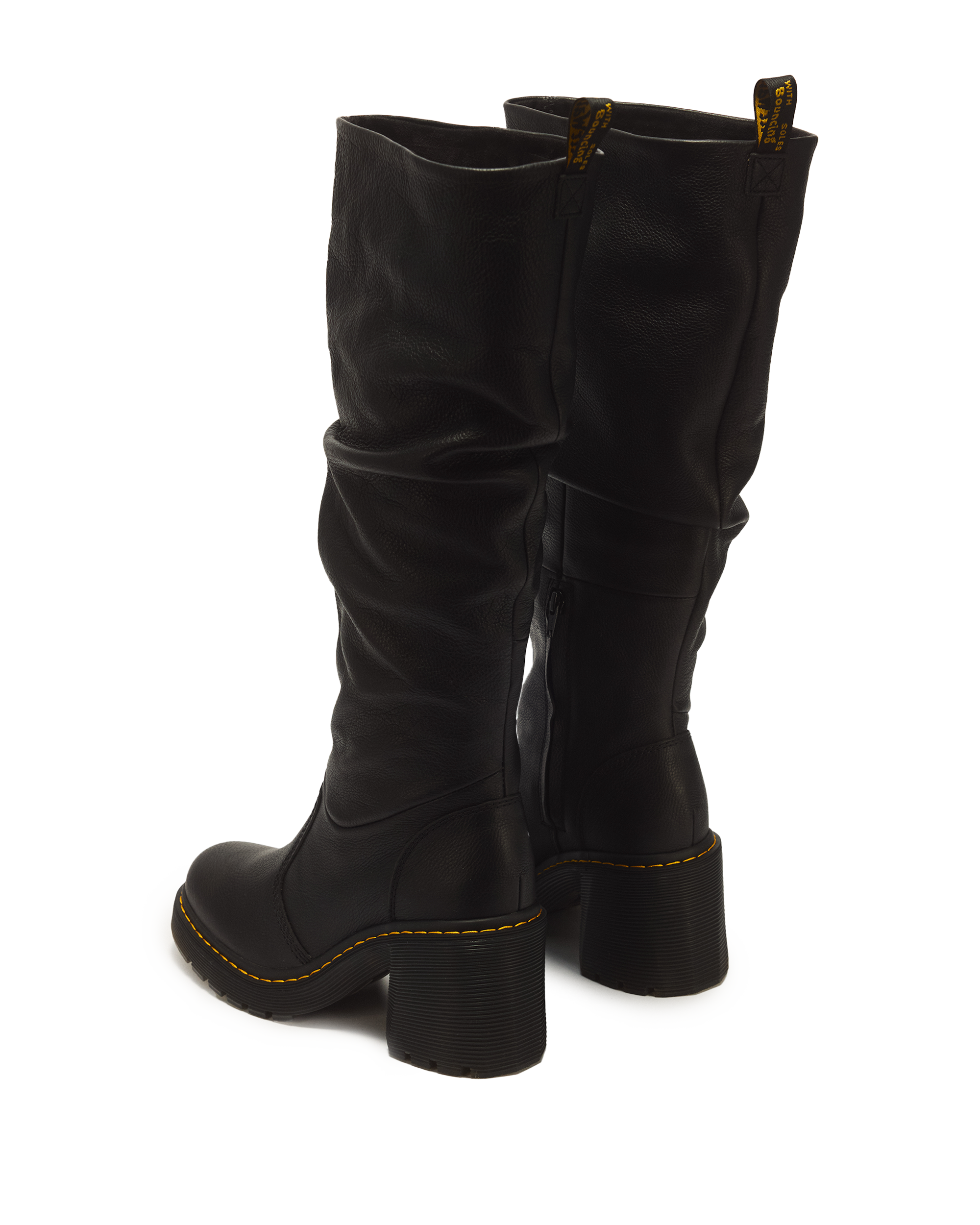 Kasey Virginia Leather Tall Heeled Boots