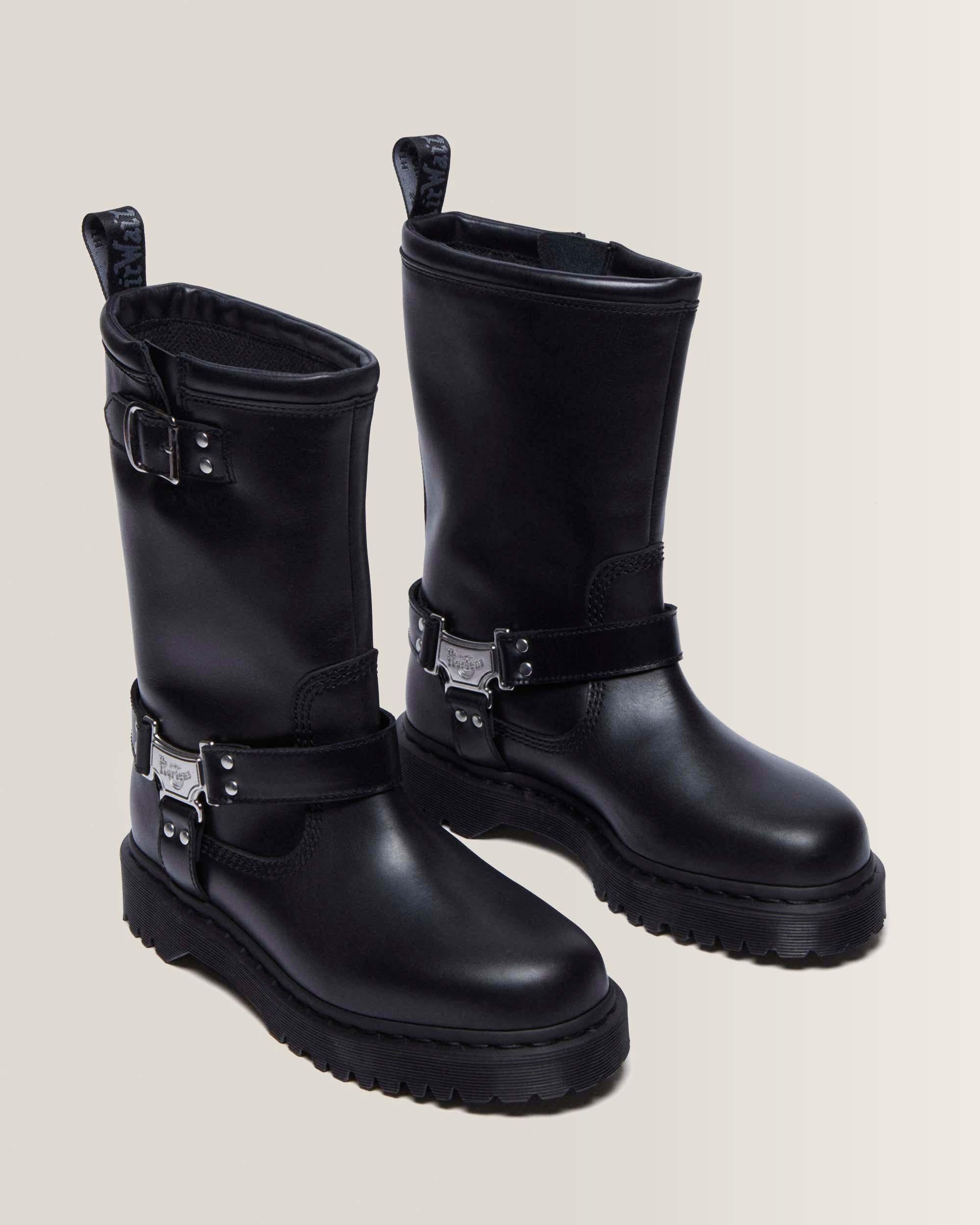 Anistone Hi Leather Biker Boots