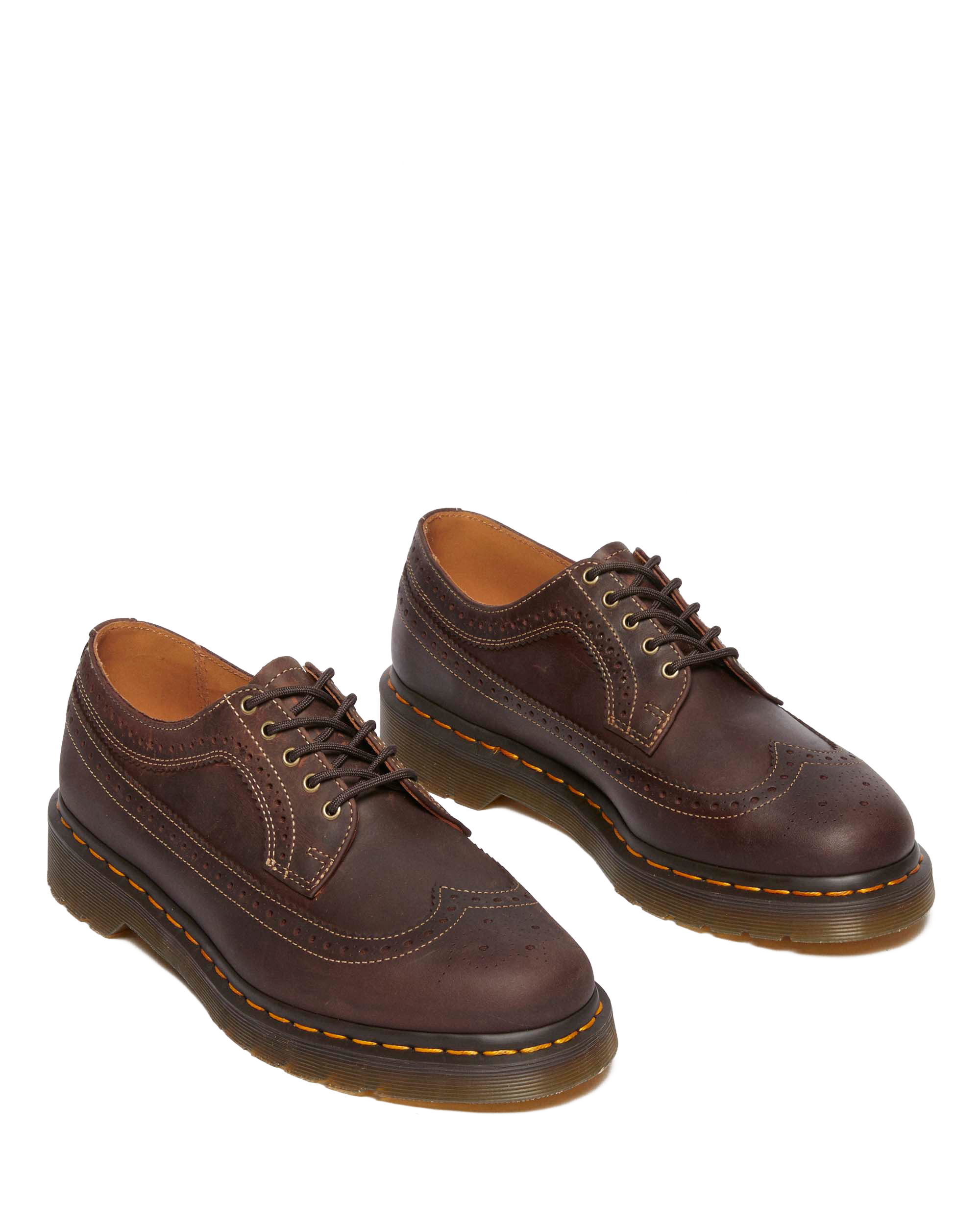 3989 Crazy Horse leather brogue shoes