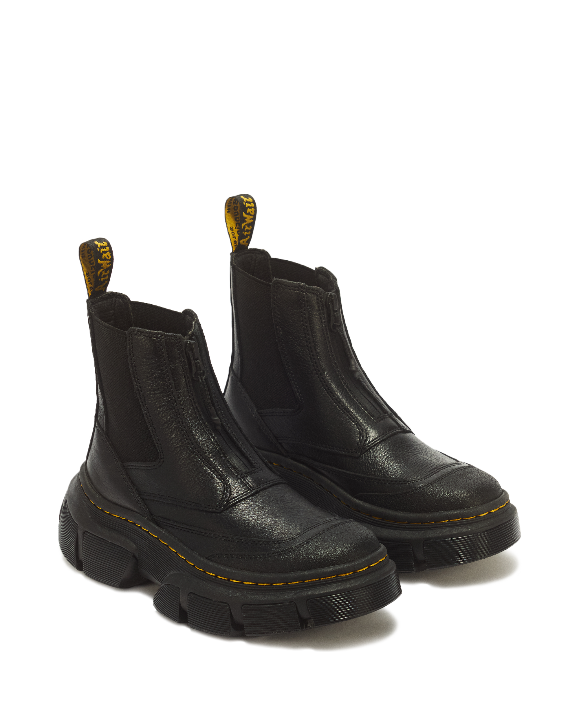 DMXL Zip Chelsea leather boots