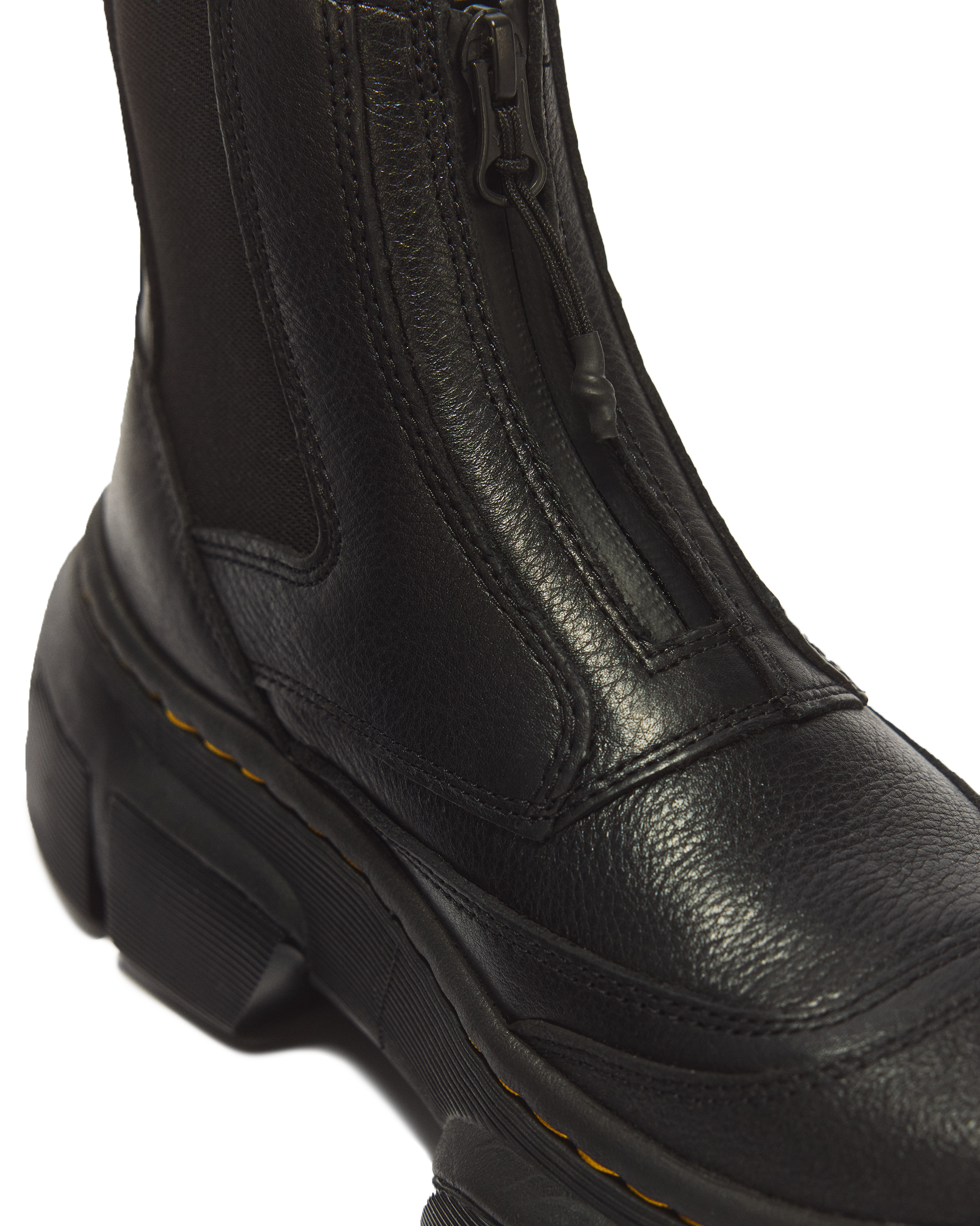 DMXL Zip Chelsea leather boots