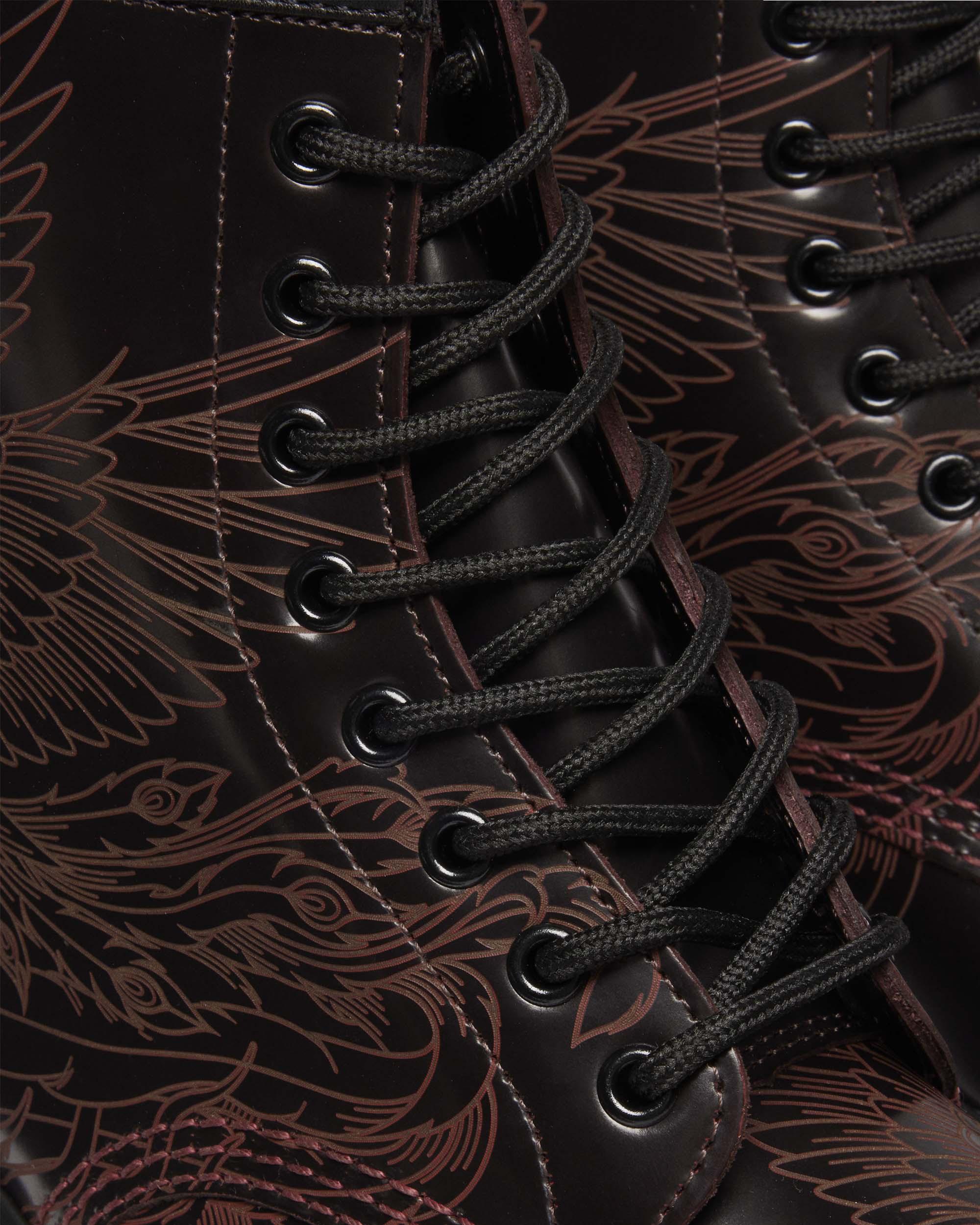 1460 PHOENIX ARCADIA RUB OFF LEATHER BOOTS