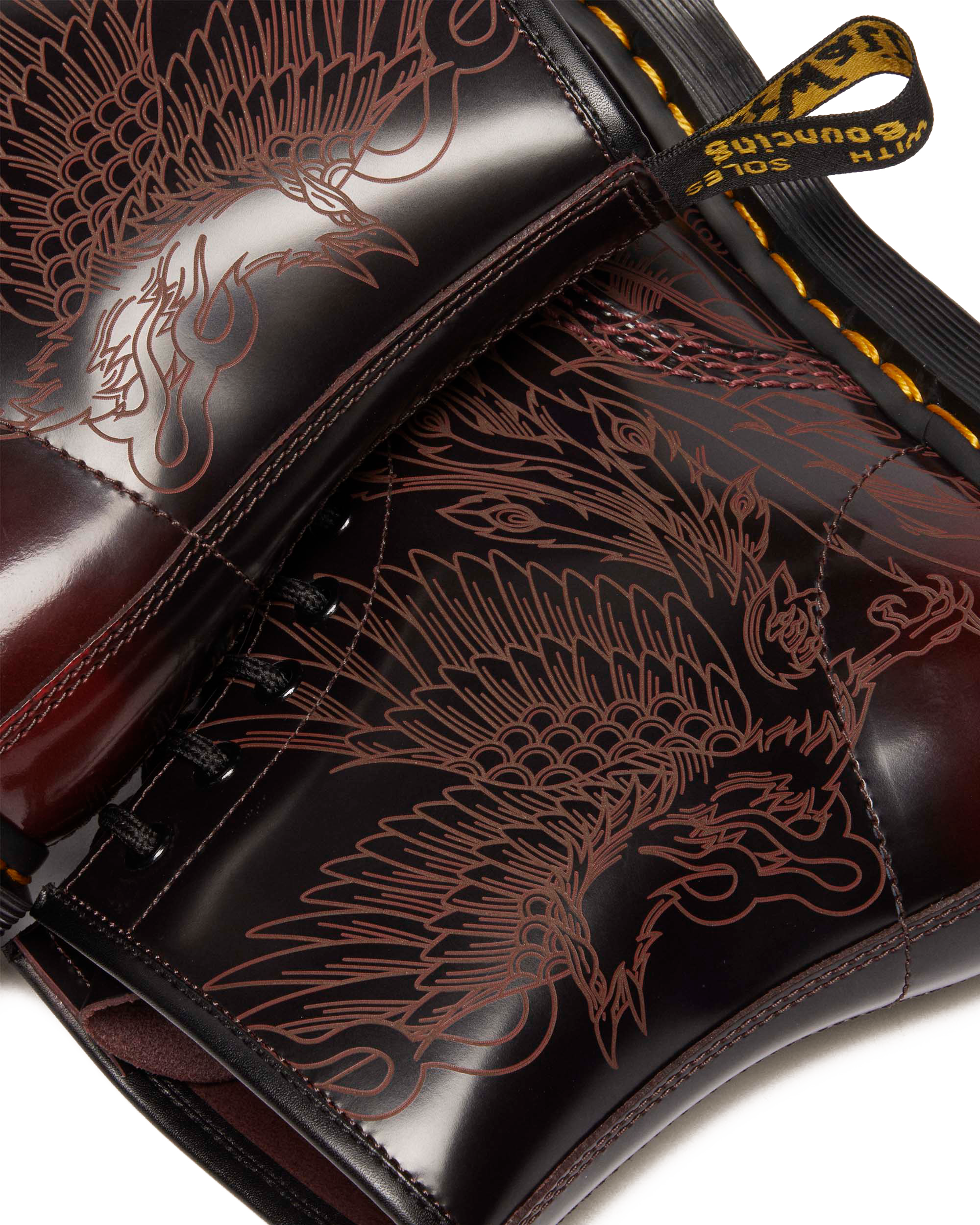 1460 PHOENIX ARCADIA RUB OFF LEATHER BOOTS
