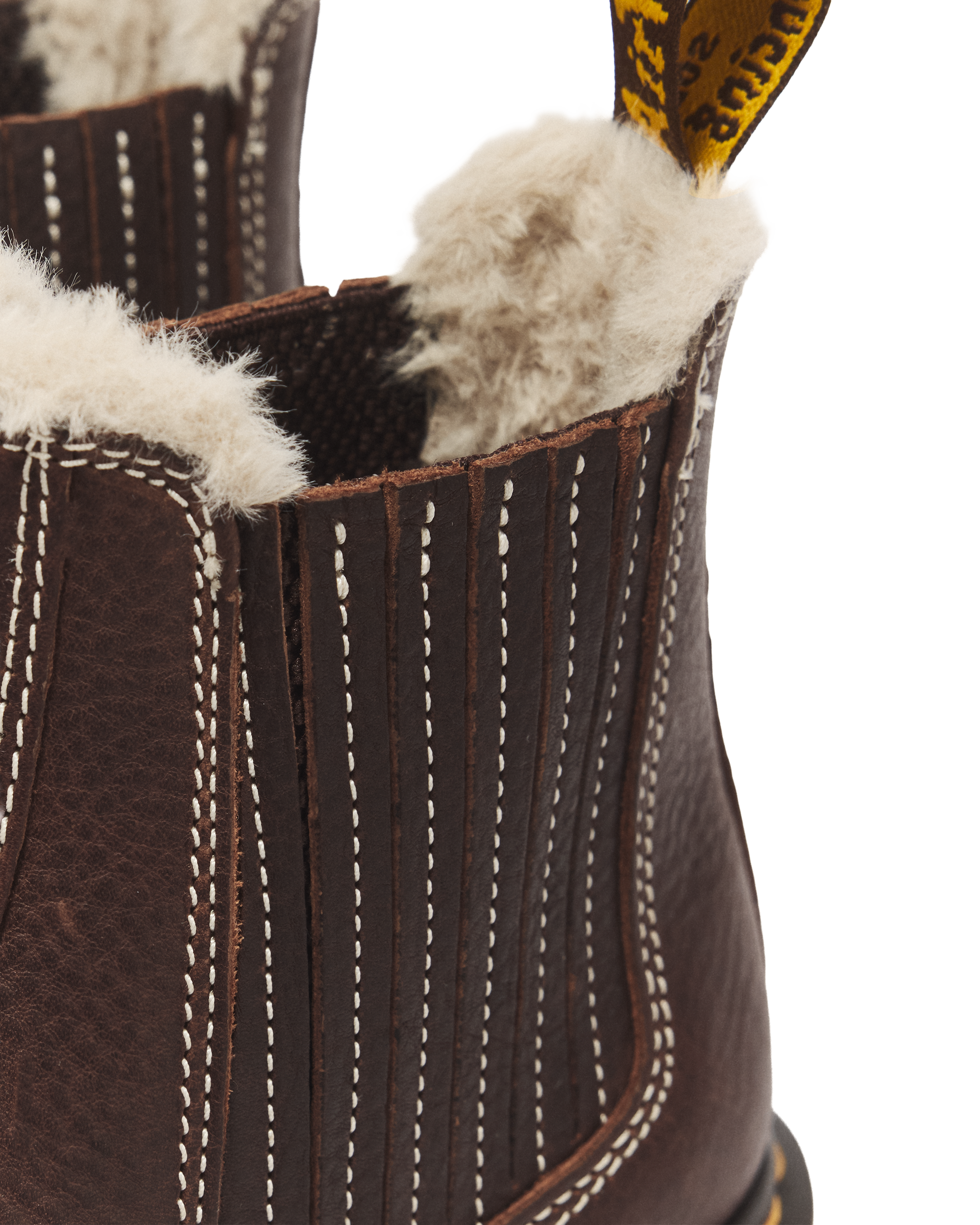 2976 Leonore II Faux Fur Lined Grizzly Leather Chelsea Boots