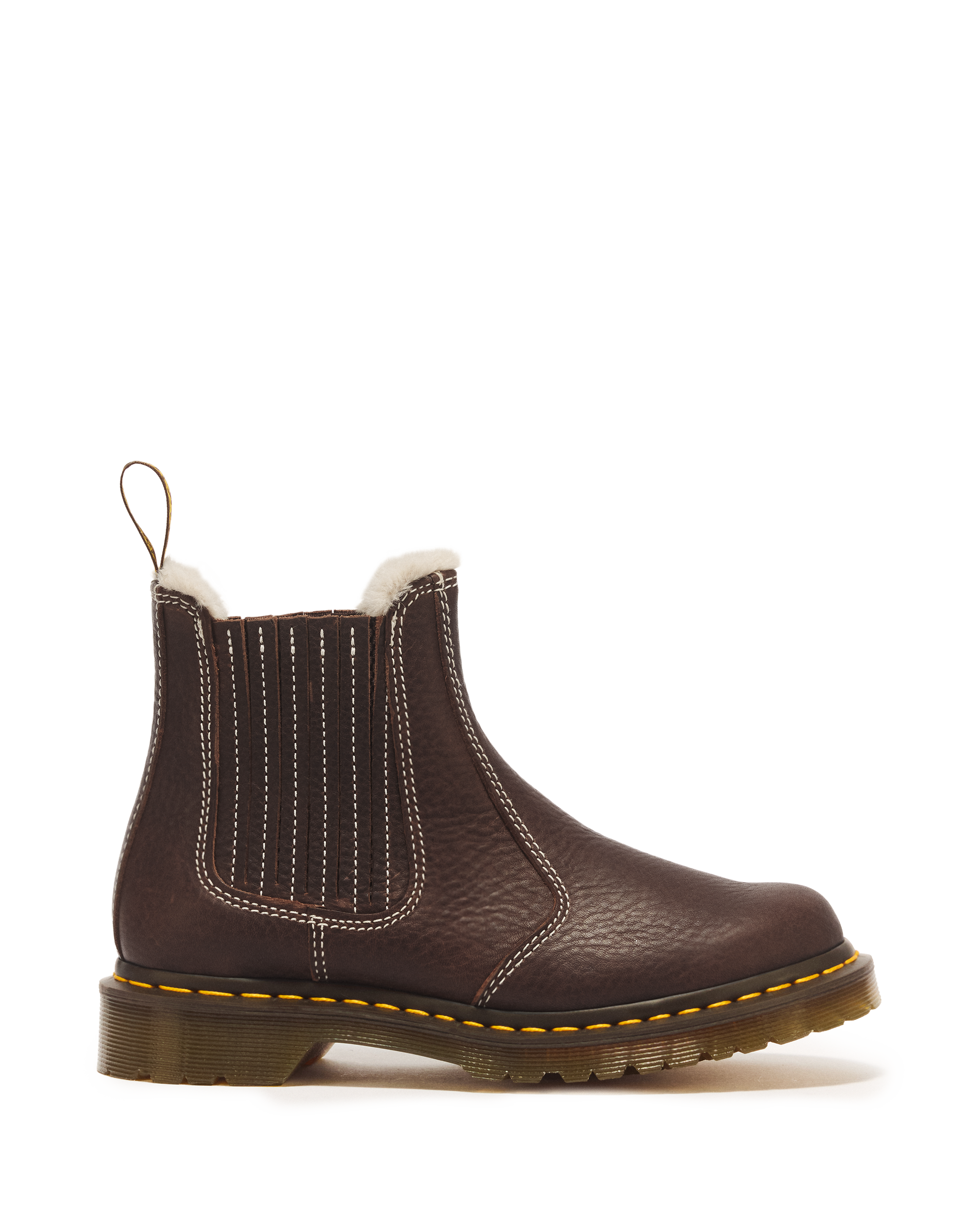 2976 Leonore II Faux Fur Lined Grizzly Leather Chelsea Boots