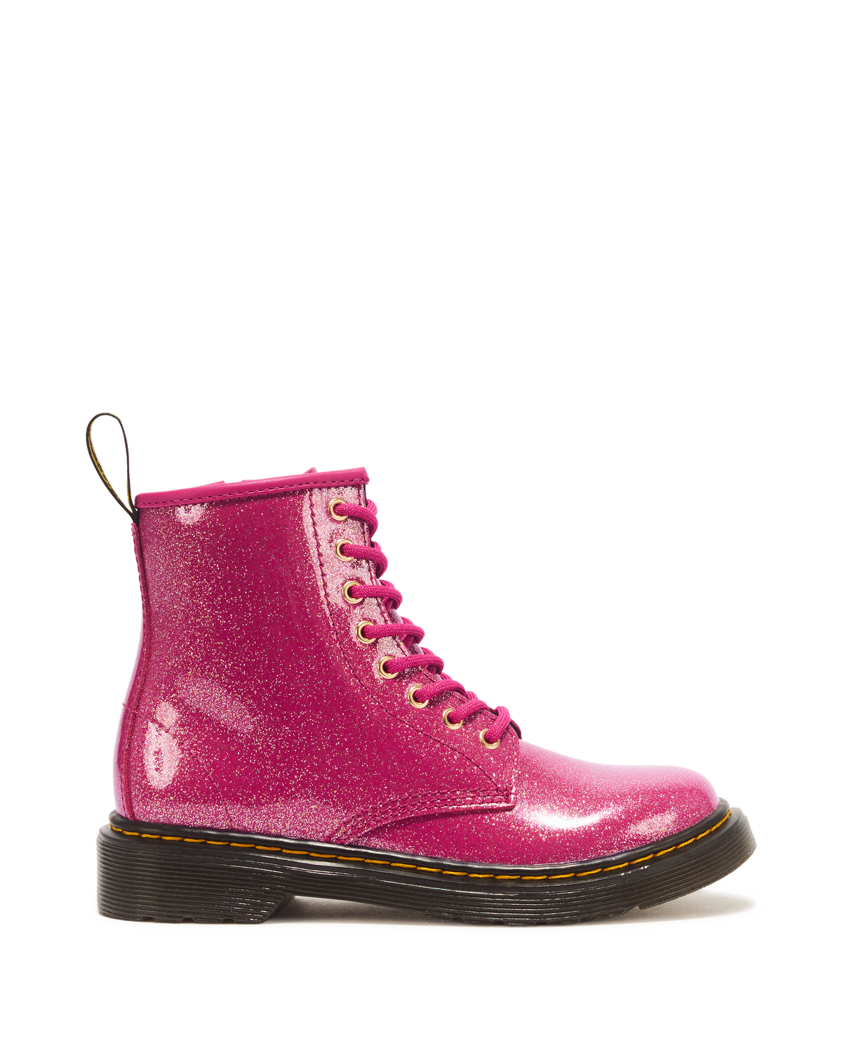 JUNIOR 1460 GLITTER PATENT LEATHER  BOOTS
