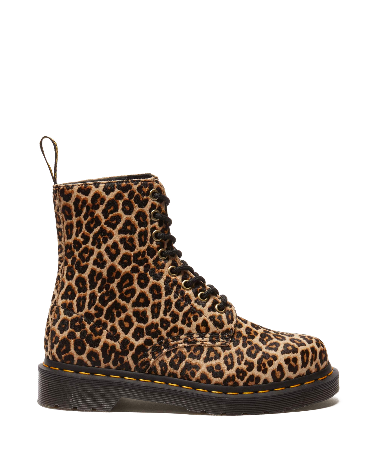 1460 leopard leather boots