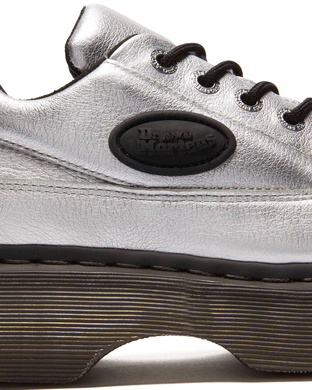 Buzz 5-eye metalic leather shoes