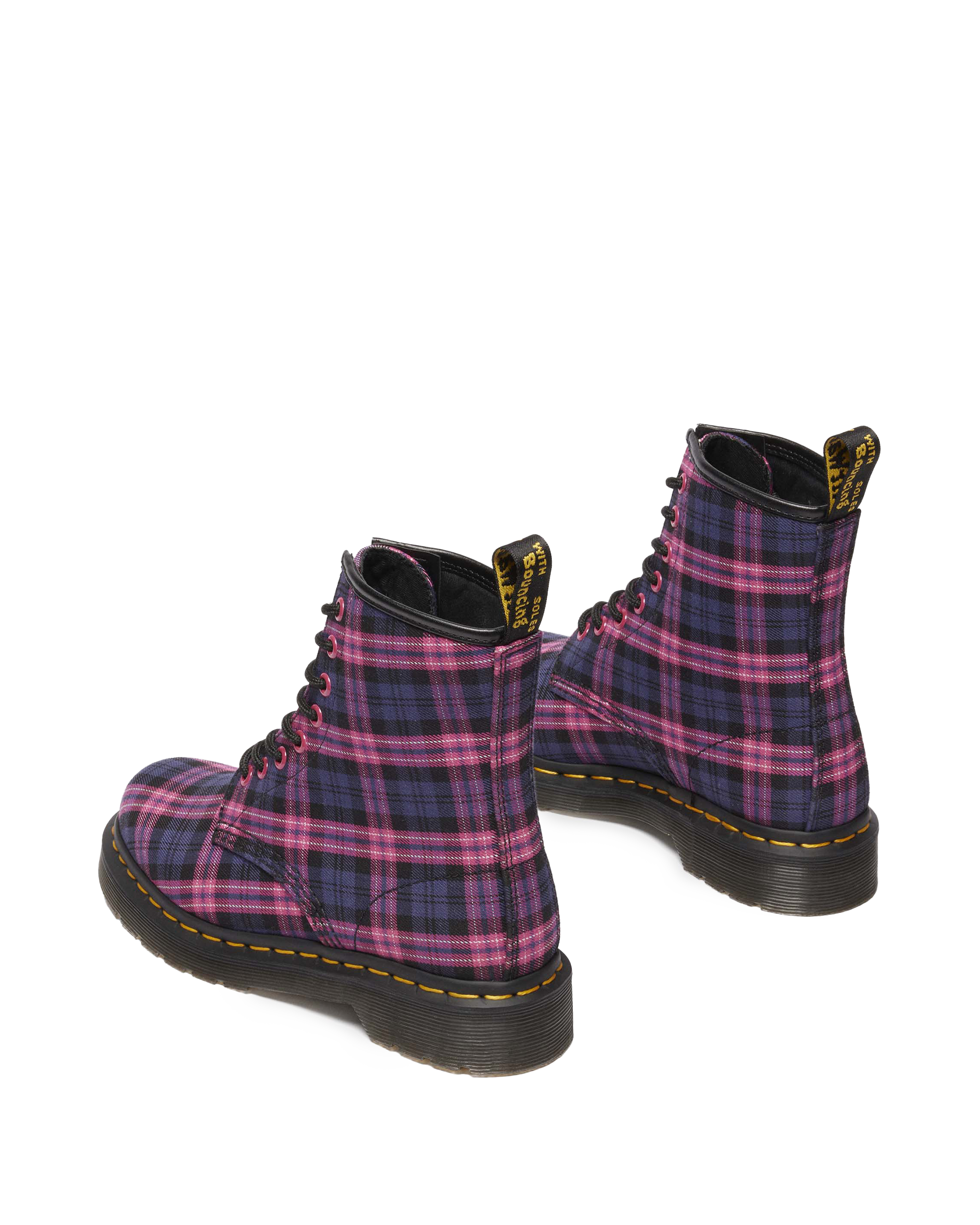 1460 Tartan Lace Up Boots