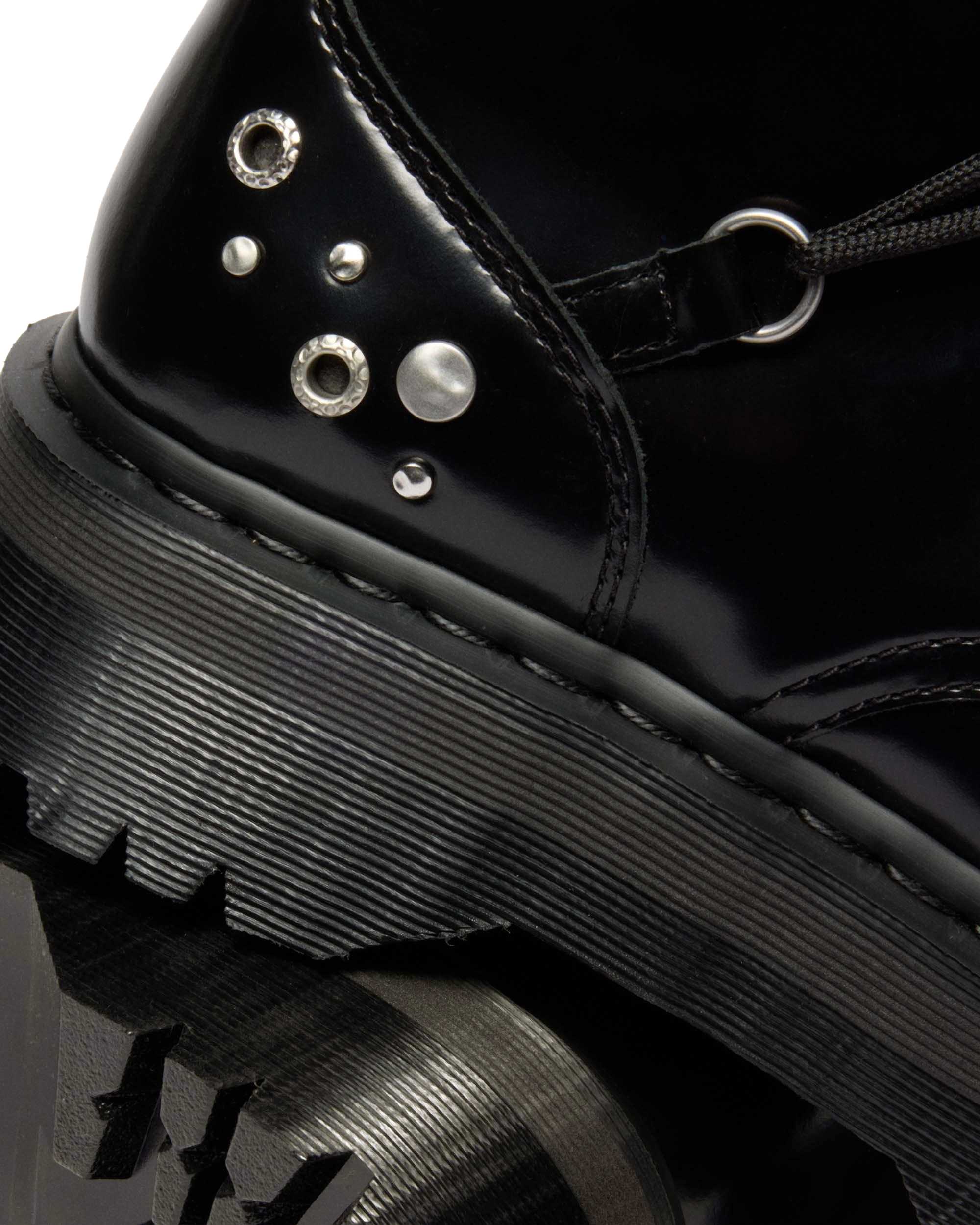 JADON HI STUDDED BUTTERO LEATHER PLATFORM BOOTS