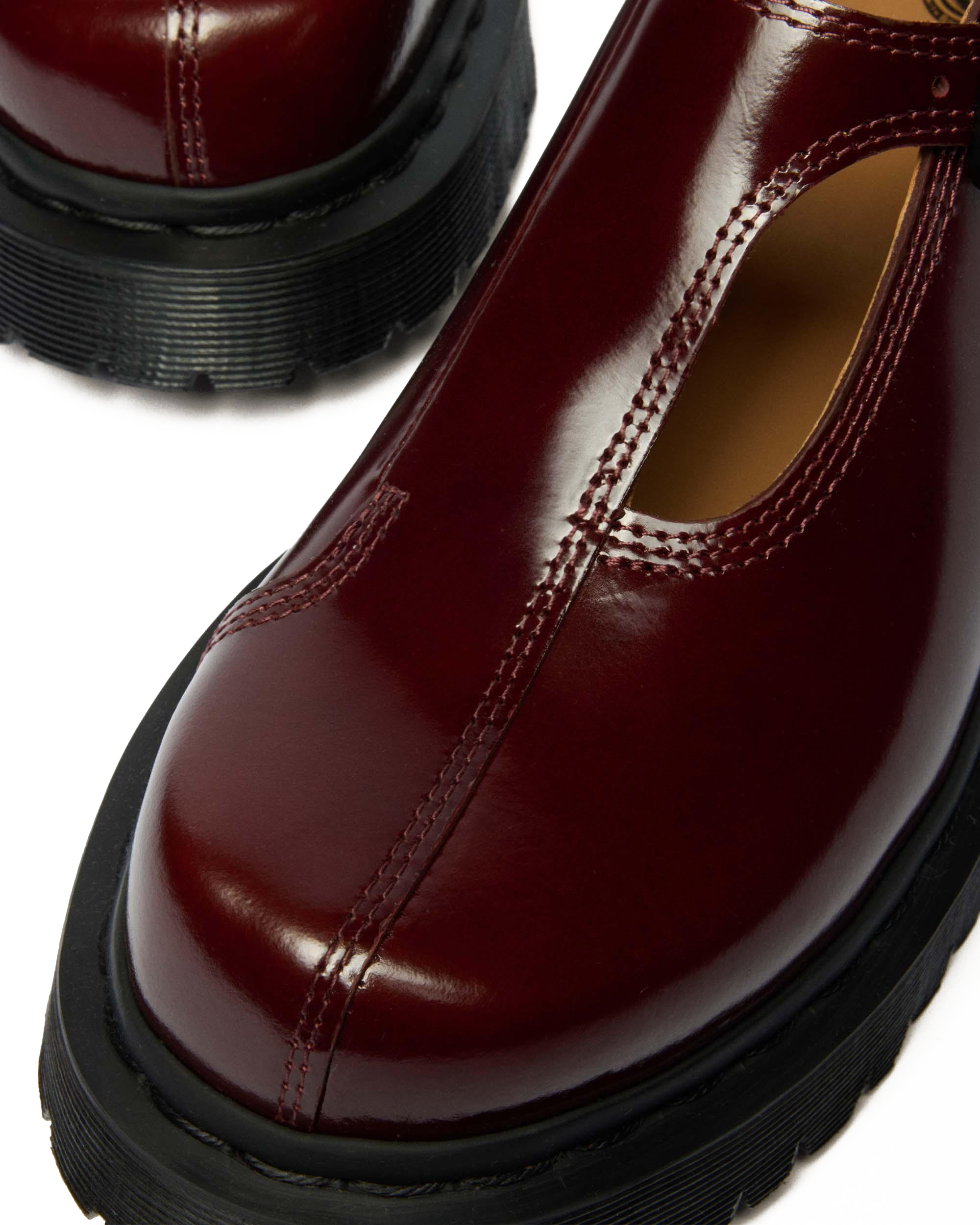 Rejena Mary Jane Lacquered Leather Shoes