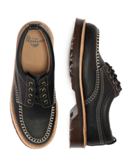 Lowell Wild Grain Leather Moc Toe Shoes