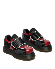 Buzz Strap Mixed Material Shoes