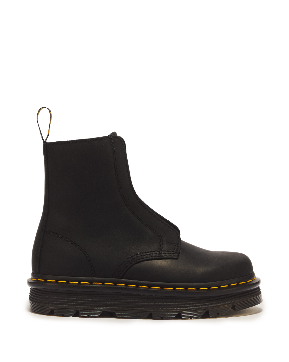 Zebzag Laceless Slip On Leather Boots