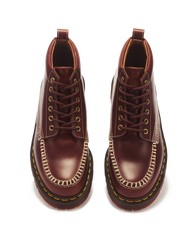 LOWELL CHUKKA MOC TOE LEATHER ANKLE BOOTS