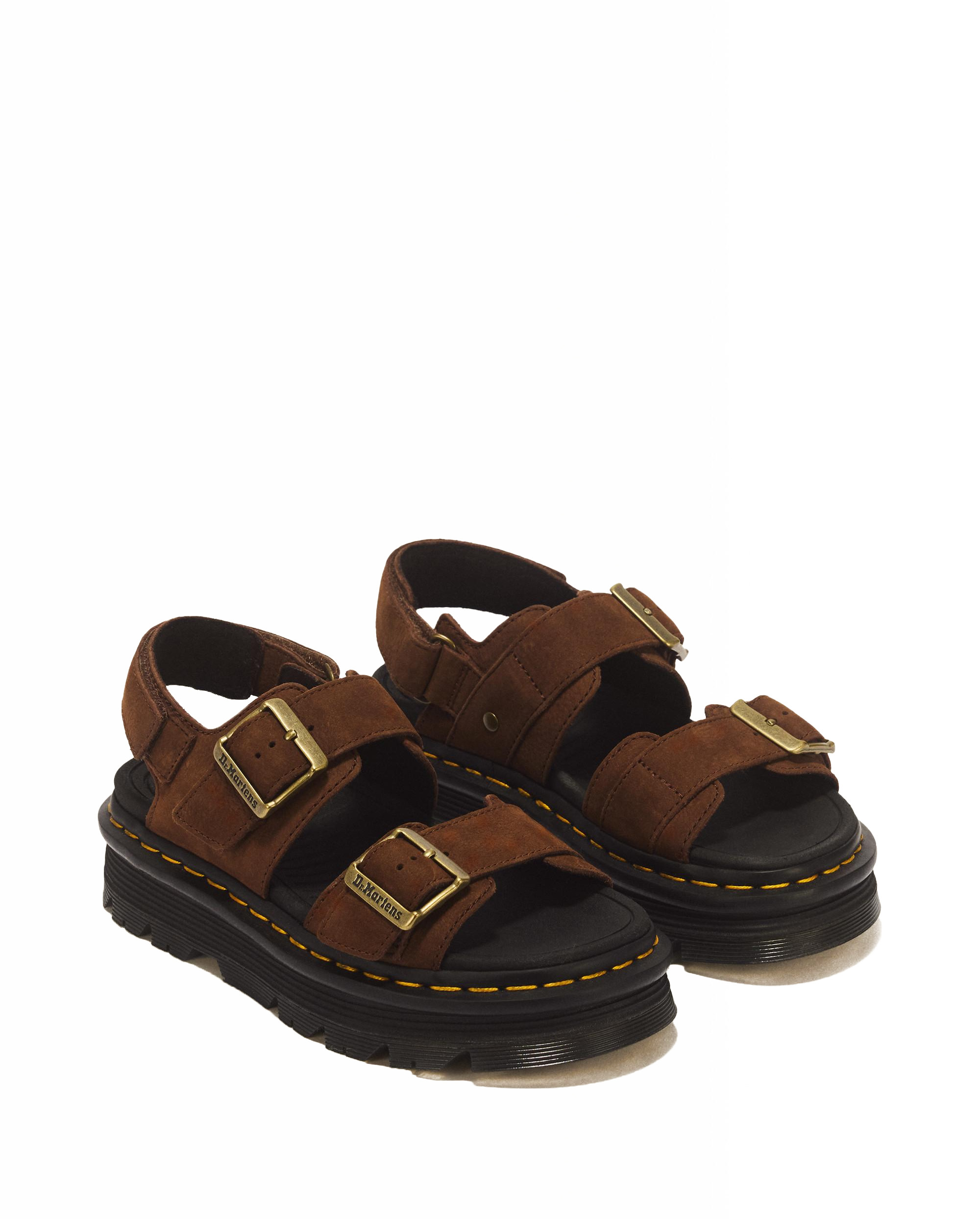 Zebzag Nubuck Platform Sandals