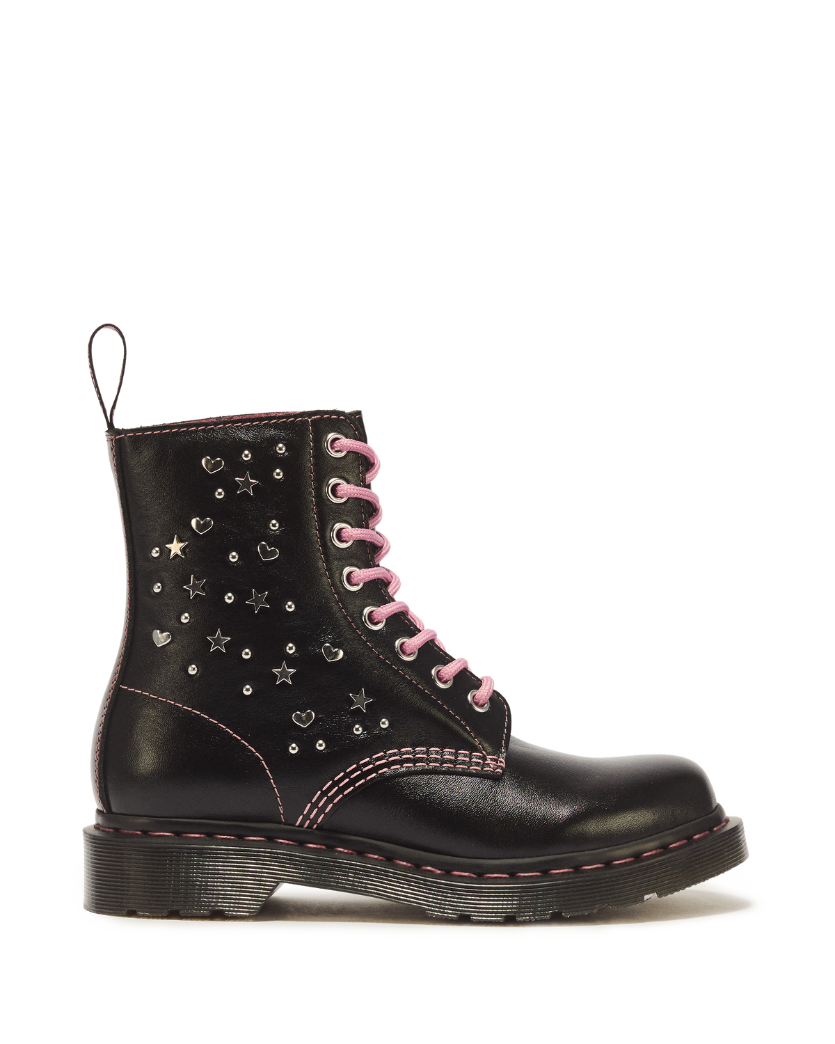 1460 Pascal Hearts & Stars Leather Lace Up Boots