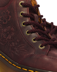 Buzz Floral Emboss Analine Leather Boots
