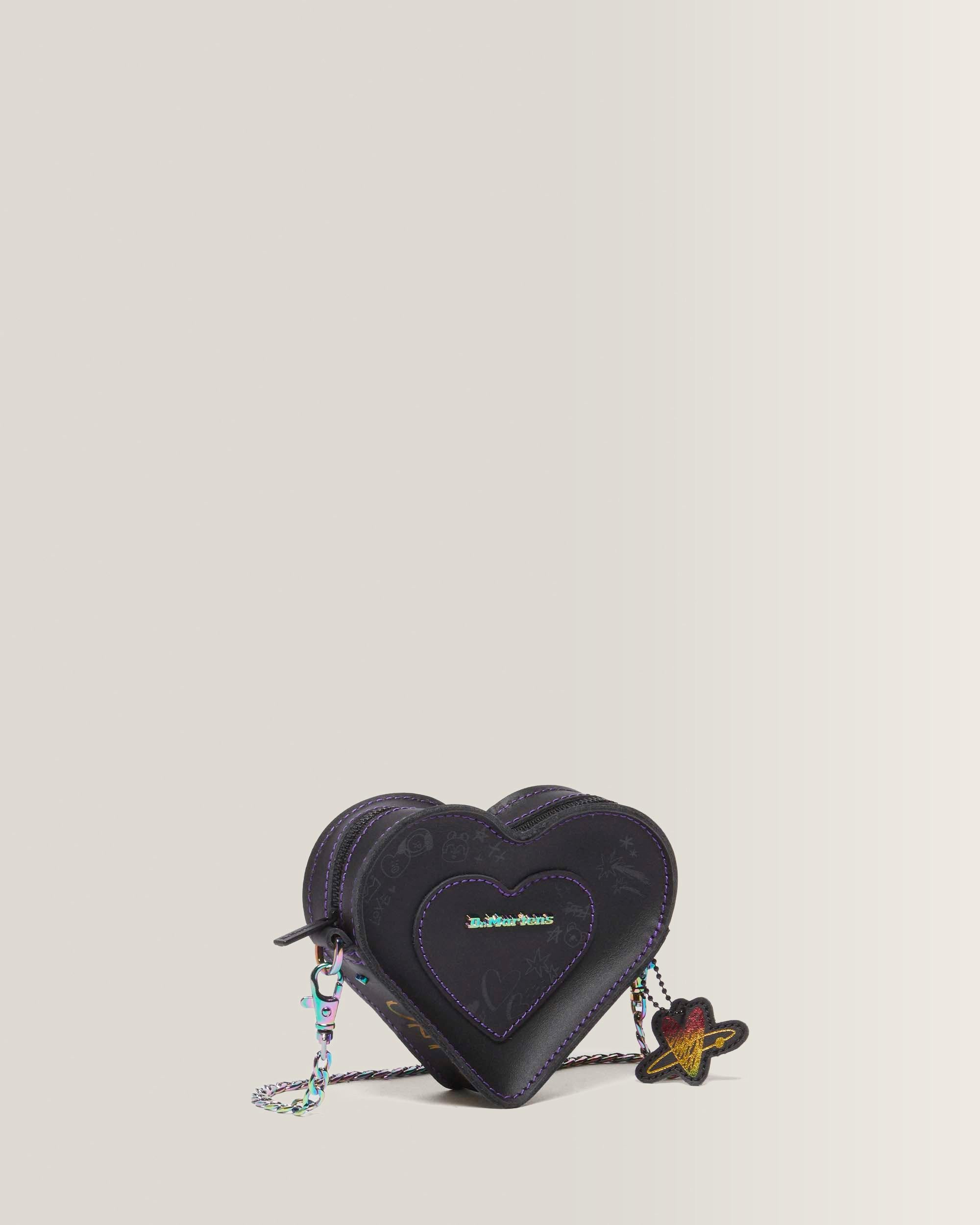 BT21 Mini Heart Shaped Leather Bag